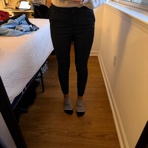 H&M Black and White Polka Dot Pants
